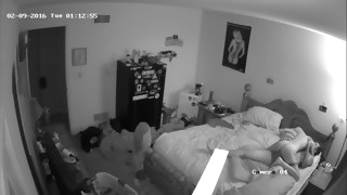 hot couple fucking in bedroom hacking cam