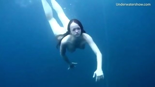 hot erotics in the sea with 3 girls